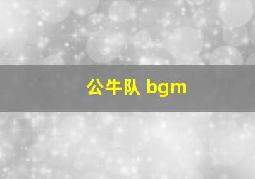 公牛队 bgm